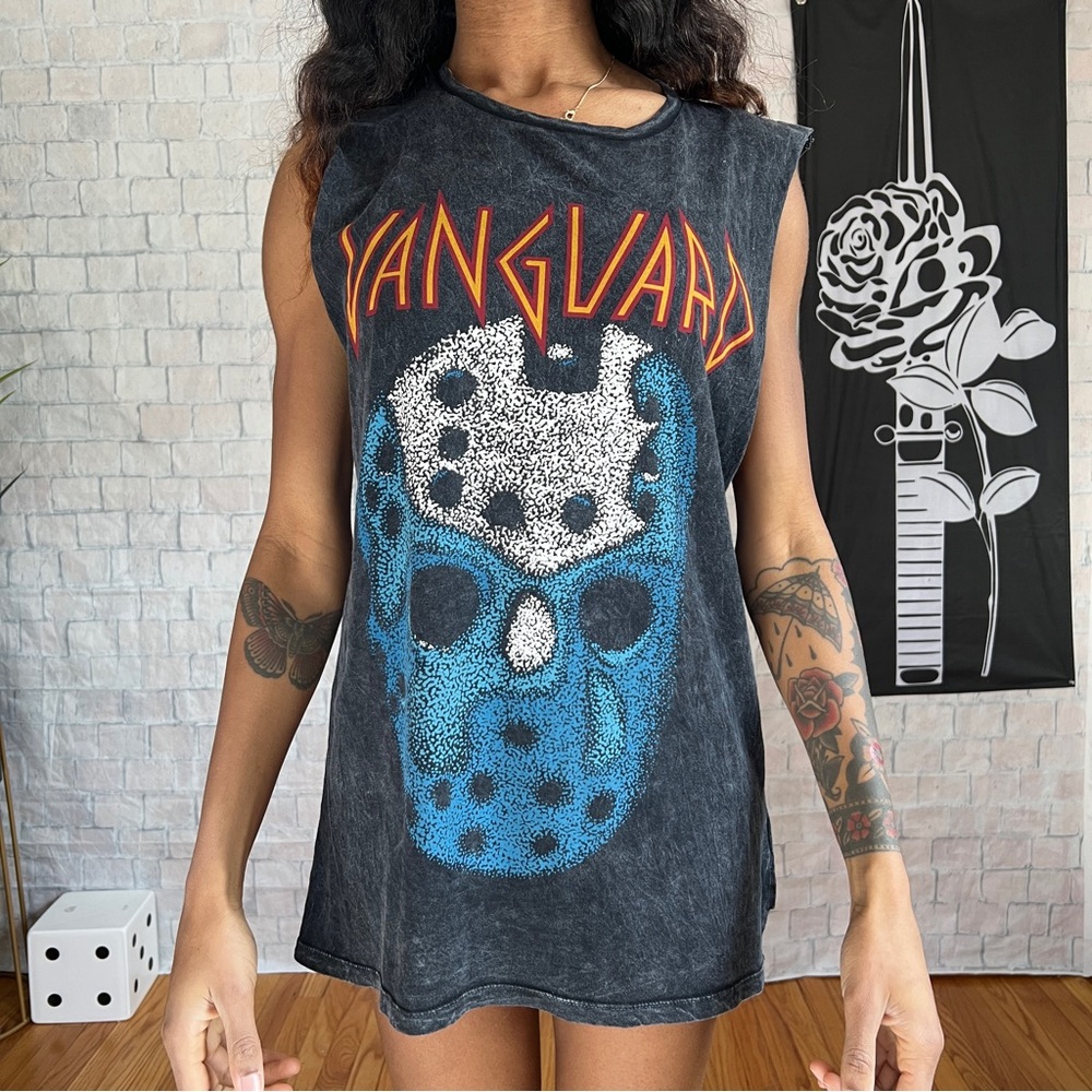 Vanguard Australia Acid Wash Muscle Tee (Medium)